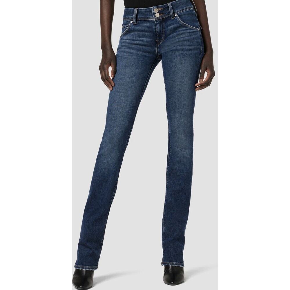 HUDSON Beth Mid-Rise Baby Bootcut Jean Womens Size 24 Medium Denim Blue - Picture 11 of 11